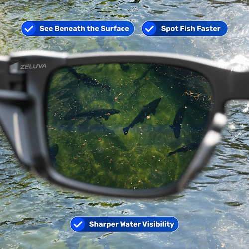 Zeluva™ TrueSight Polarized Fishing Glasses